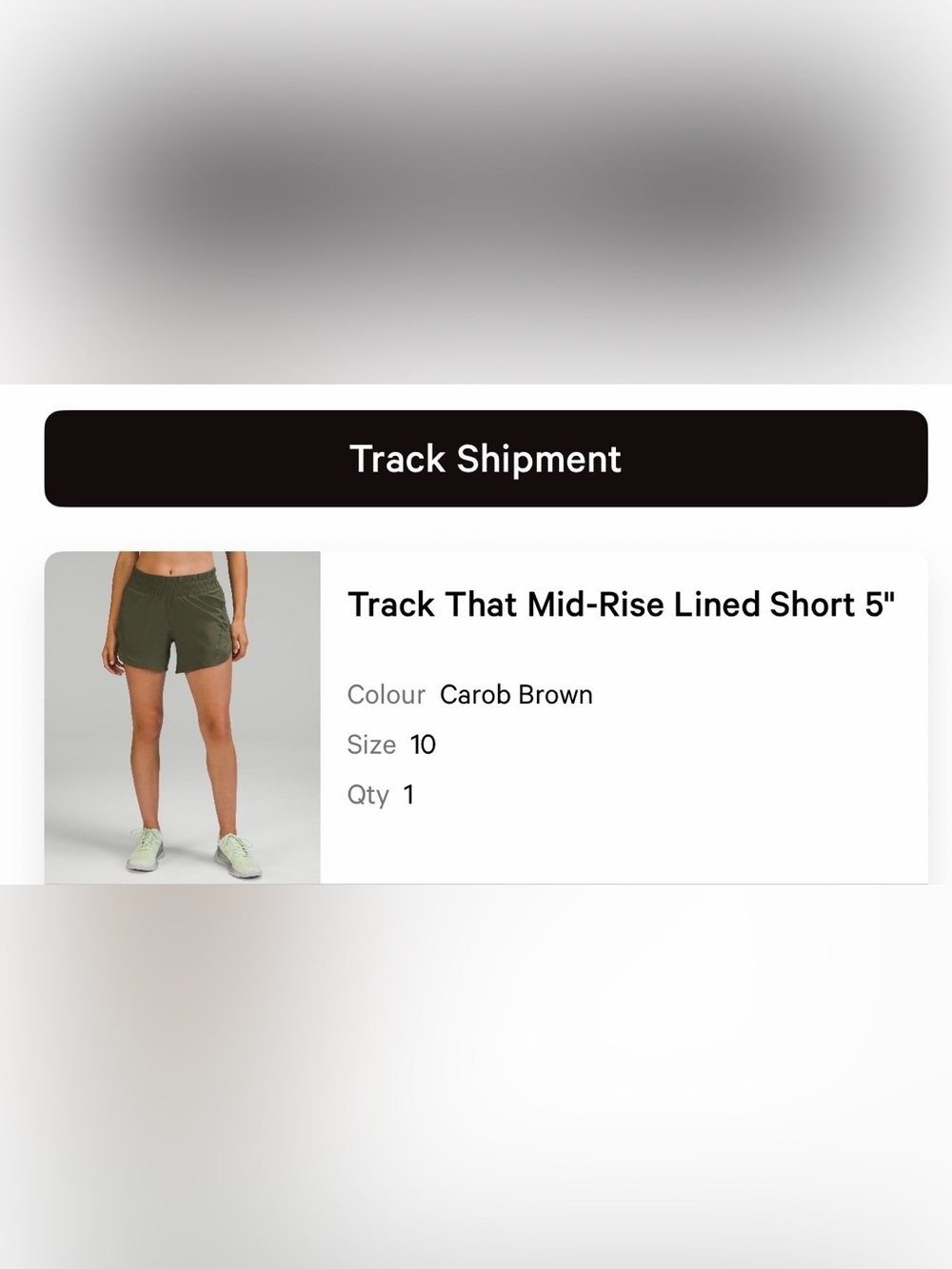 Lululemon Track That Mid Rise Short 5” Carob Brown 10
